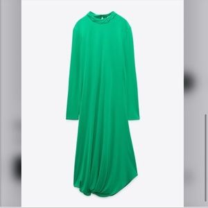 ZARA Green Dress Size Medium